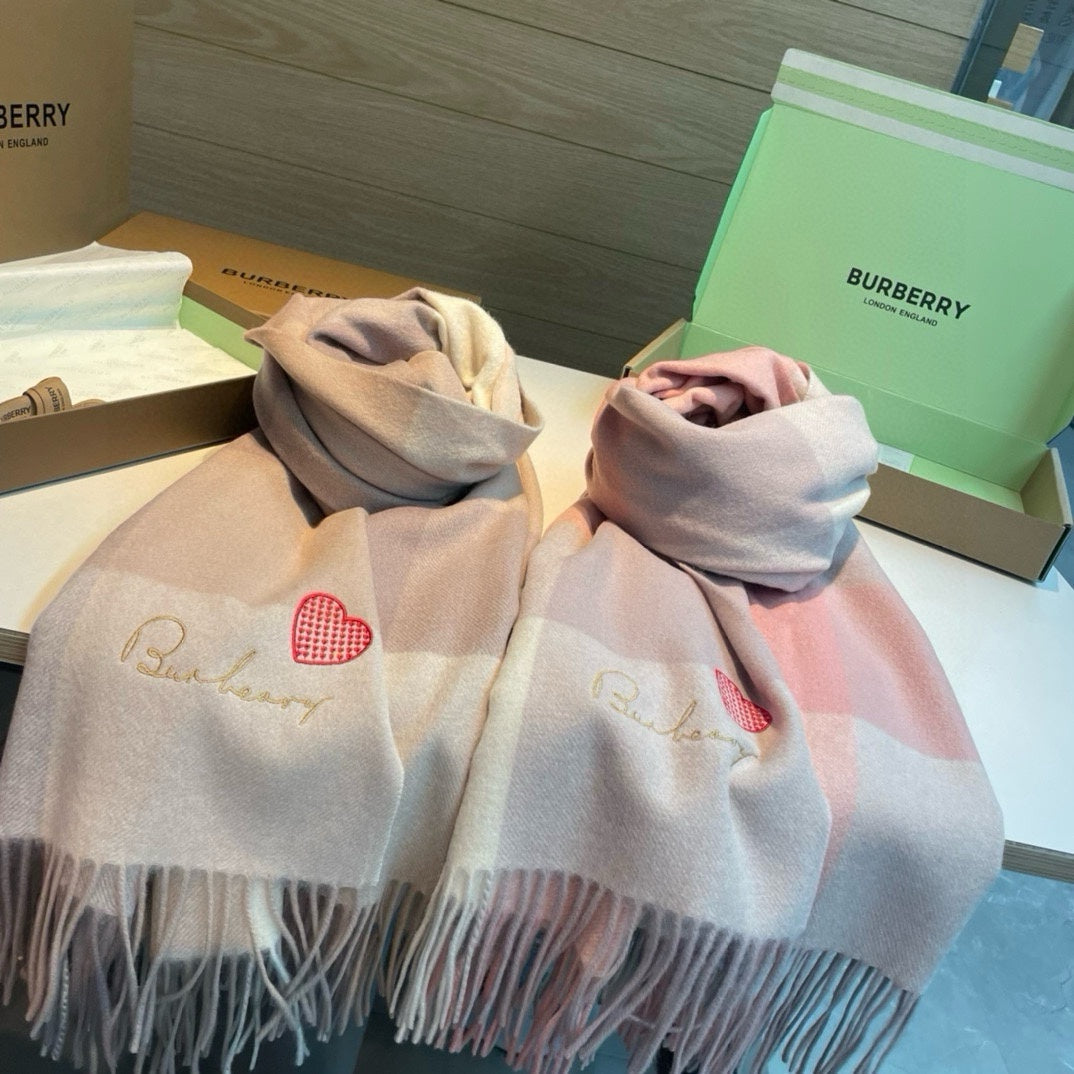 BURBERRY BBR SCARF 180 CM IN CASHMERE 490020