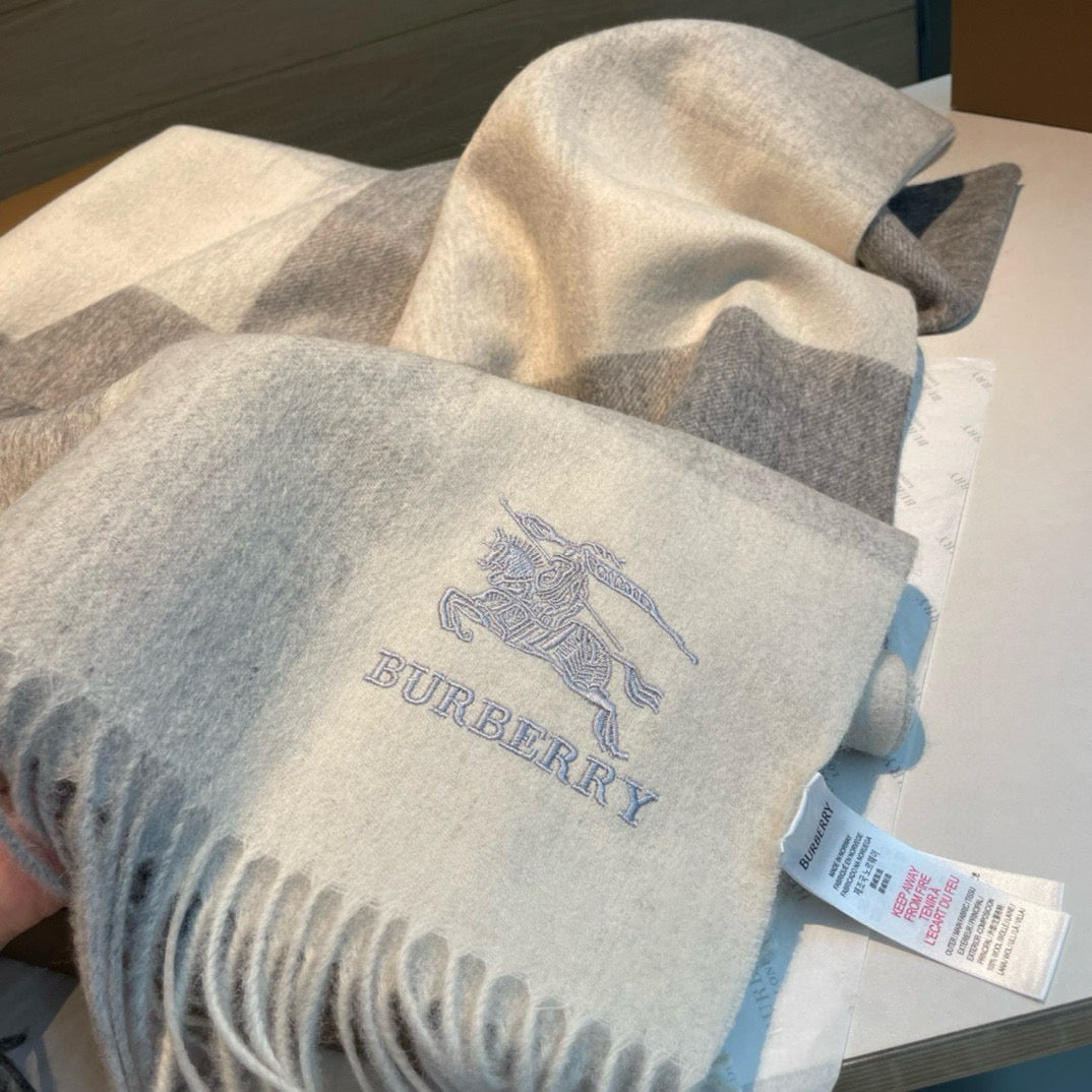 BURBERRY BBR SCARF 180 CM IN CASHMERE 494111