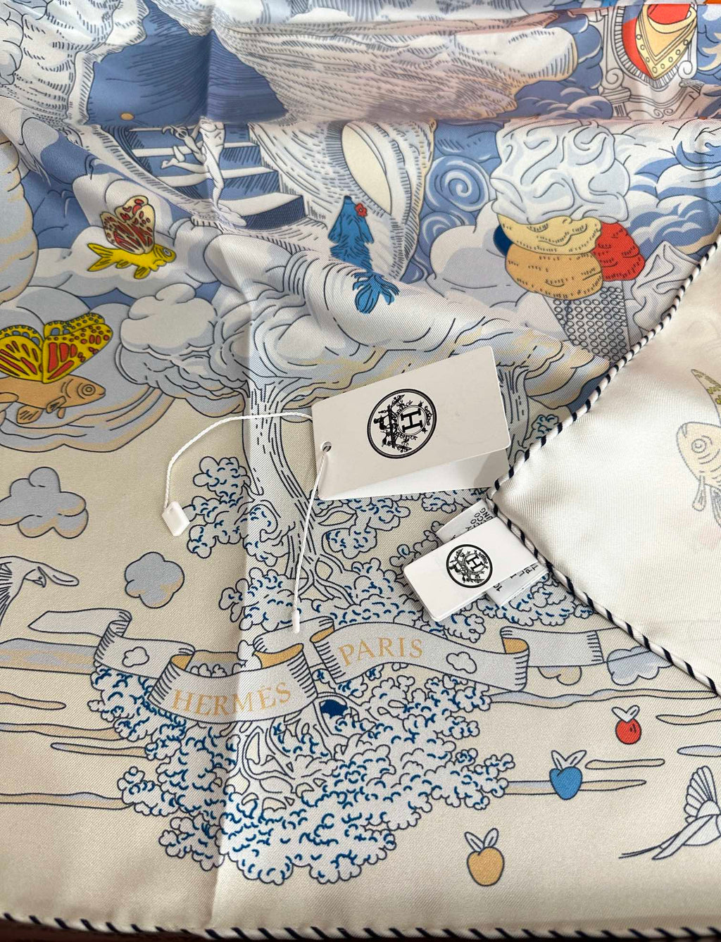 HERMES HERMES 25S SCARF 90 IN SILK 724703