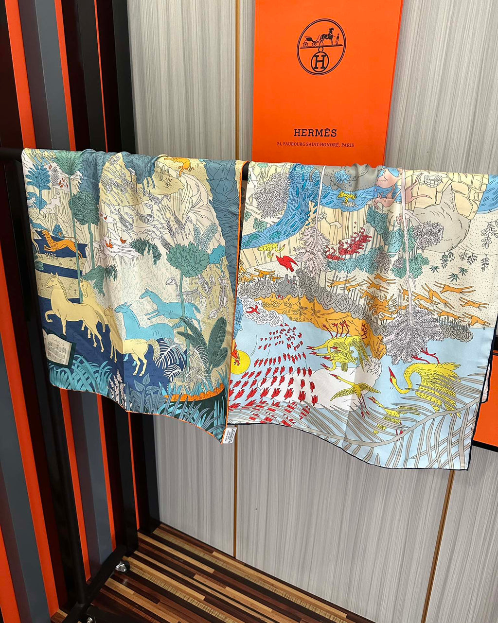 HERMES HERMES 25S SCARF 90 IN SILK 727408
