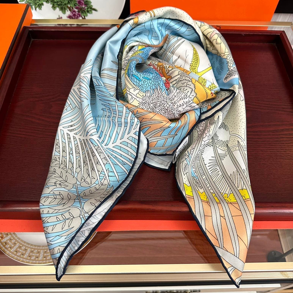 HERMES HERMES 25S SCARF 90 IN SILK 727408