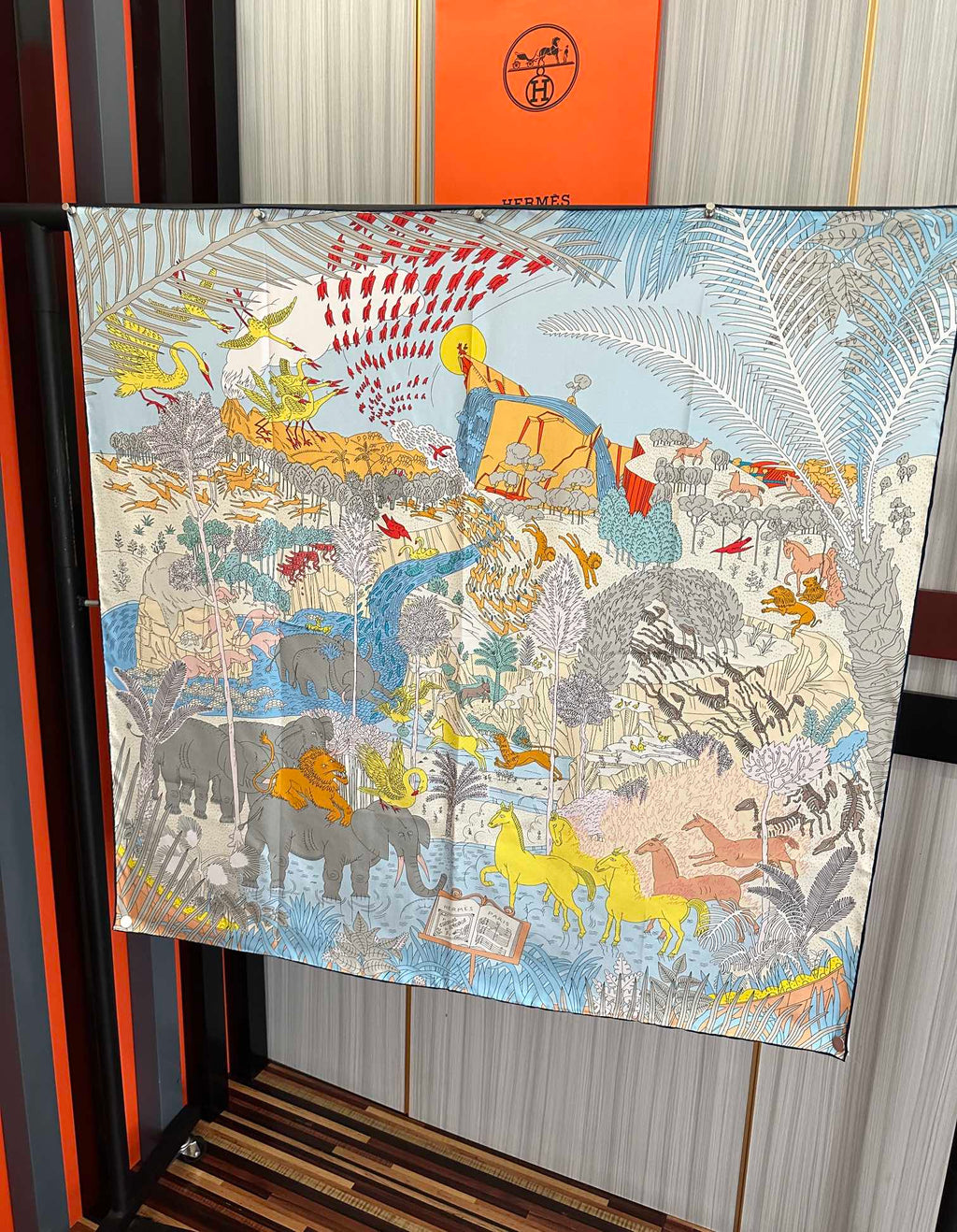 HERMES HERMES 25S SCARF 90 IN SILK 727408