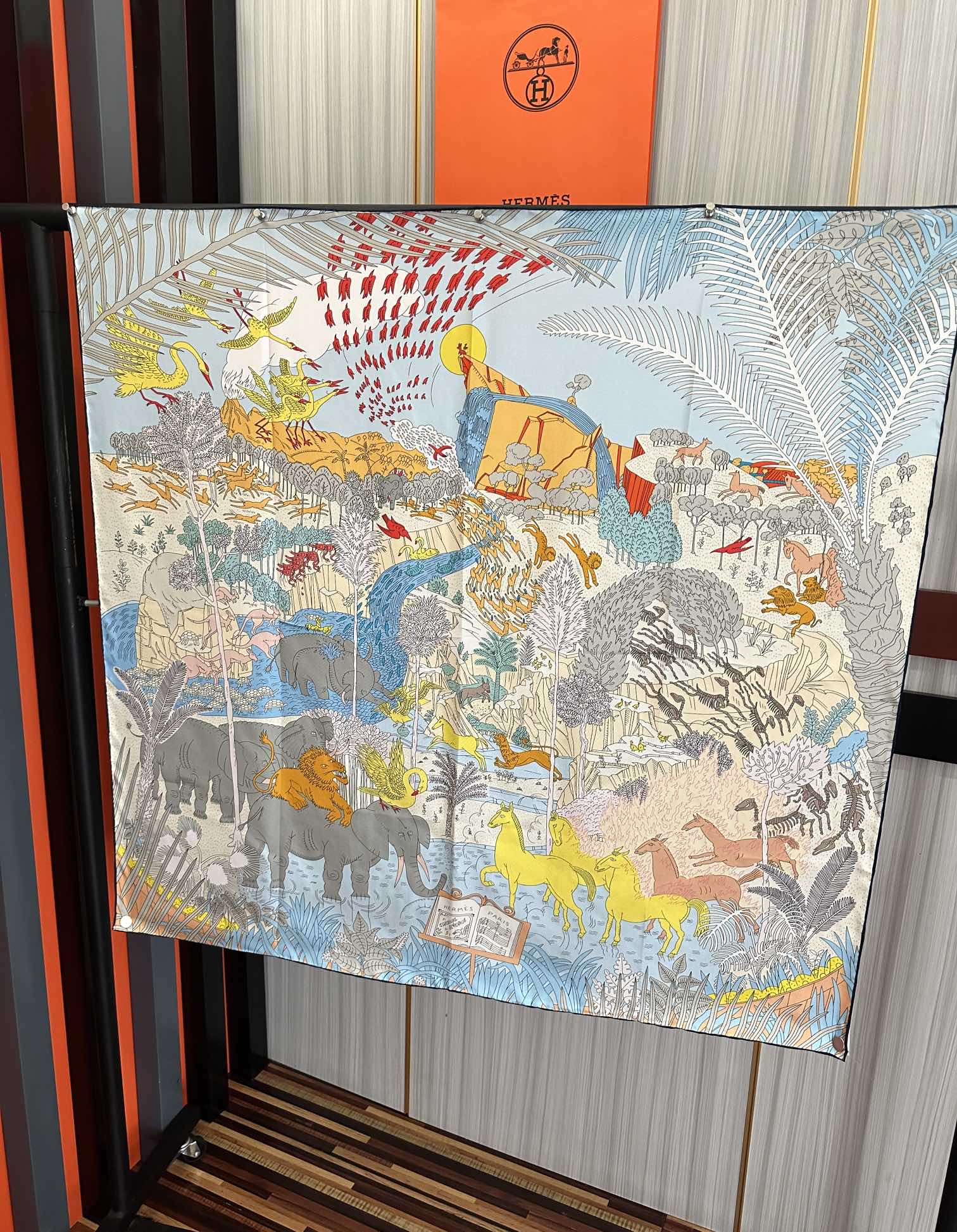 HERMES HERMES 25S SCARF 90 IN SILK 727408