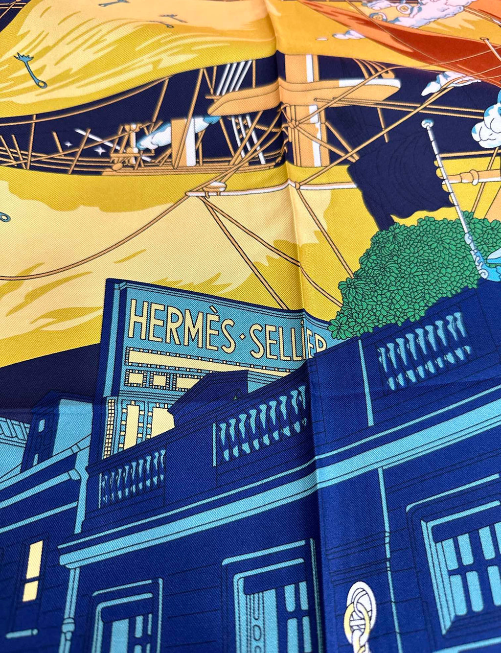 HERMES HERMES 25S SCARF 90 IN SILK 730531