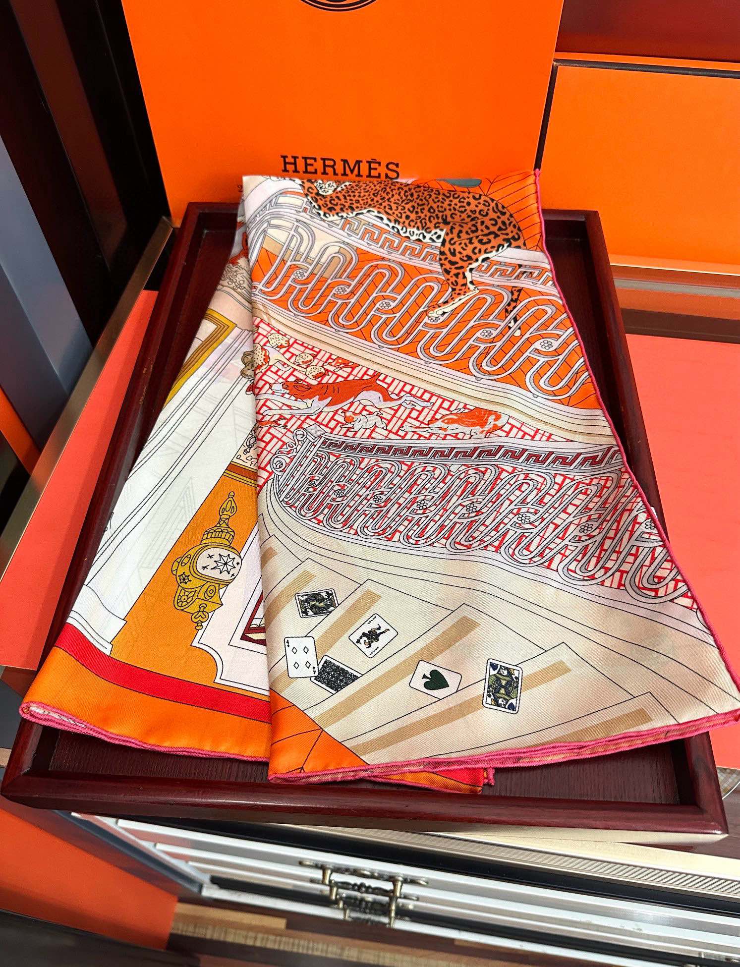 HERMES HERMES 25S SCARF 90 IN SILK 733848