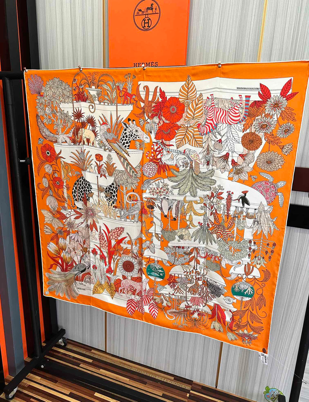 HERMES HERMES 25S SCARF 90 IN SILK 735740