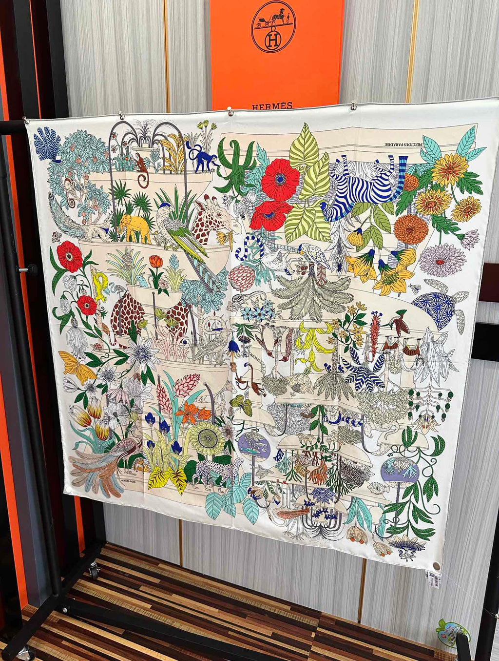 HERMES HERMES 25S SCARF 90 IN SILK 735741