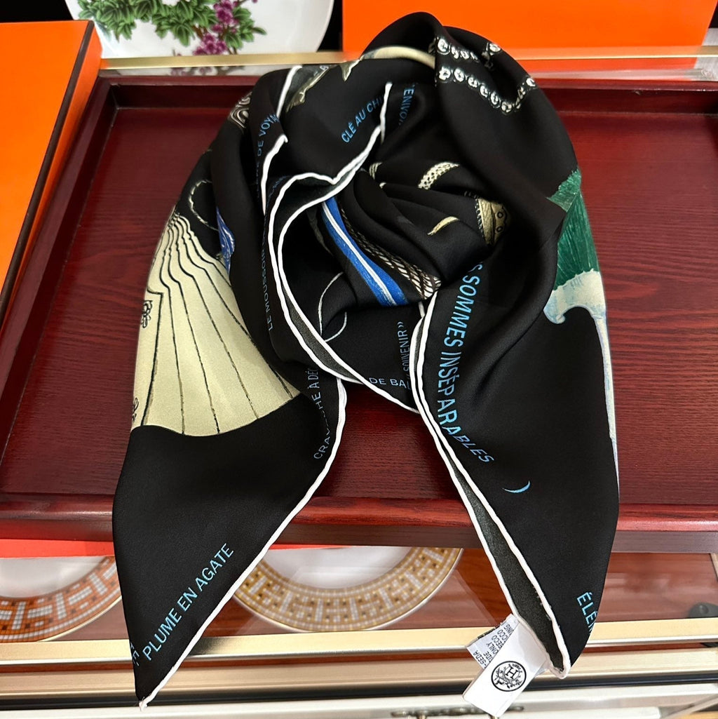 HERMES HERMES 25S SCARF 90 IN SILK 003
