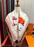 LOUIS VUITTON LV SCARF 90 CM IN SILK 738414