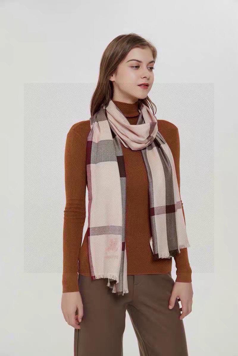 BURBERRY BBR SCARF 200 CM IN CASHMERE 538338