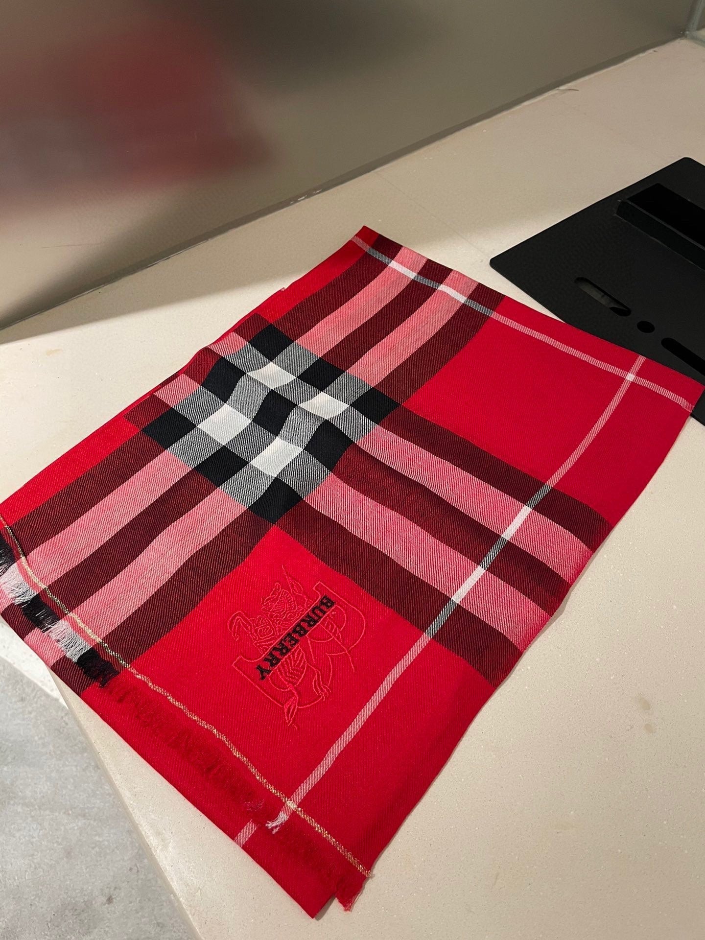 BURBERRY BBR SCARF 200 CM IN CASHMERE 574542