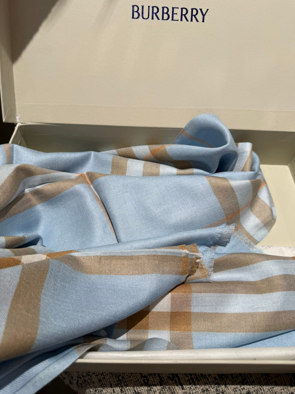 BURBERRY SCARF 200 CM IN COLORFUL CASHMERE 408860