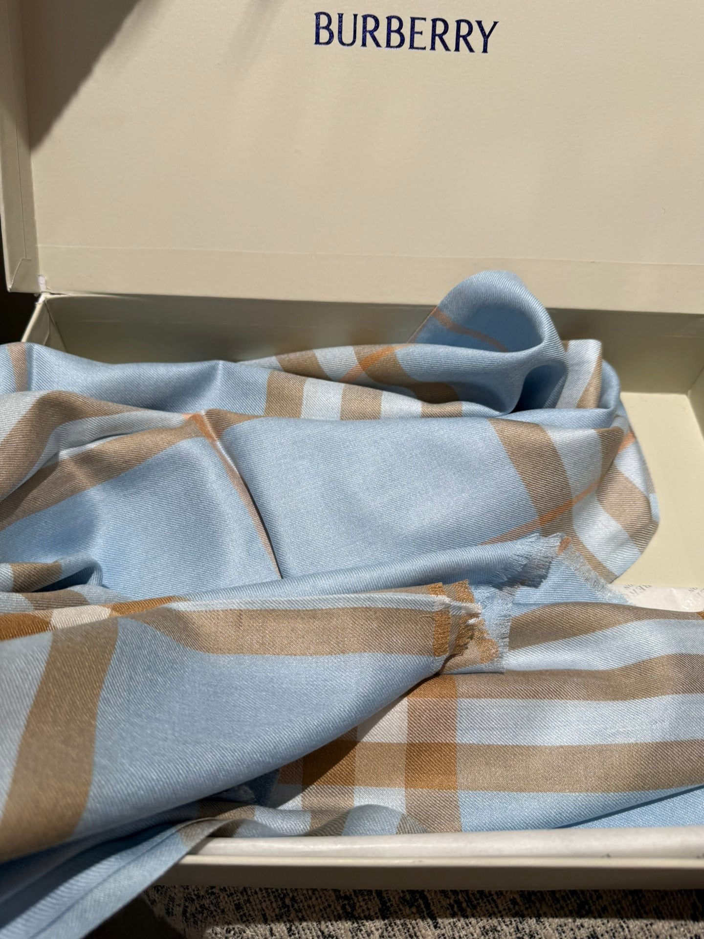 BURBERRY SCARF 200 CM IN COLORFUL CASHMERE 408860