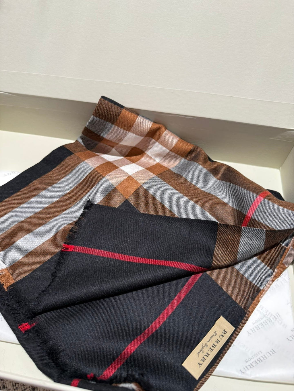 BURBERRY SCARF 200 CM IN COLORFUL CASHMERE 408861