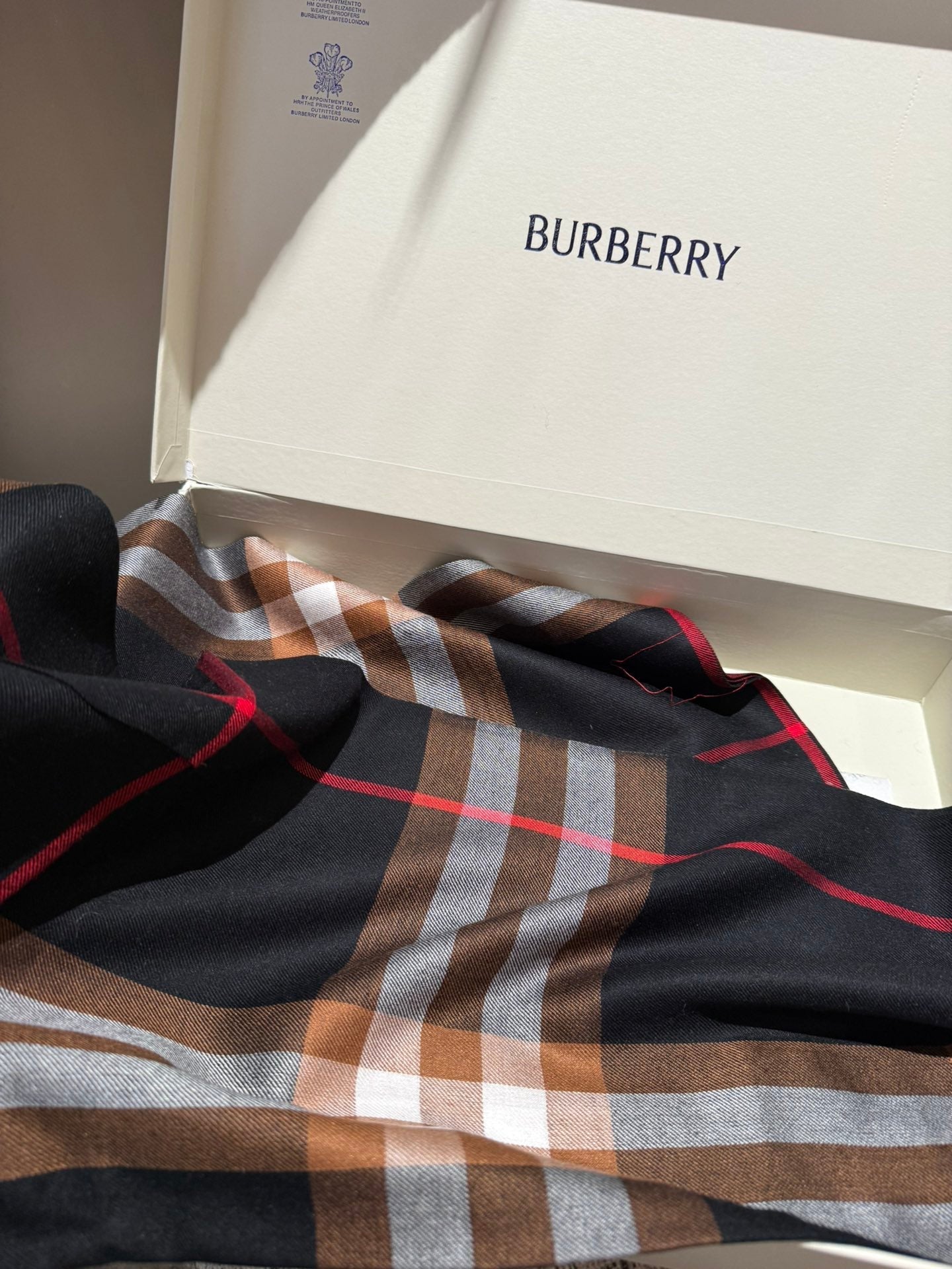 BURBERRY SCARF 200 CM IN COLORFUL CASHMERE 408861