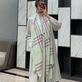 BURBERRY SCARF 200 CM IN COLORFUL CASHMERE 408862