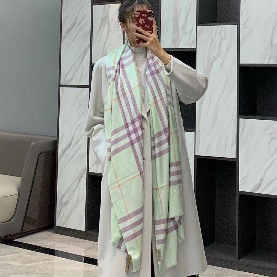 BURBERRY SCARF 200 CM IN COLORFUL CASHMERE 408862