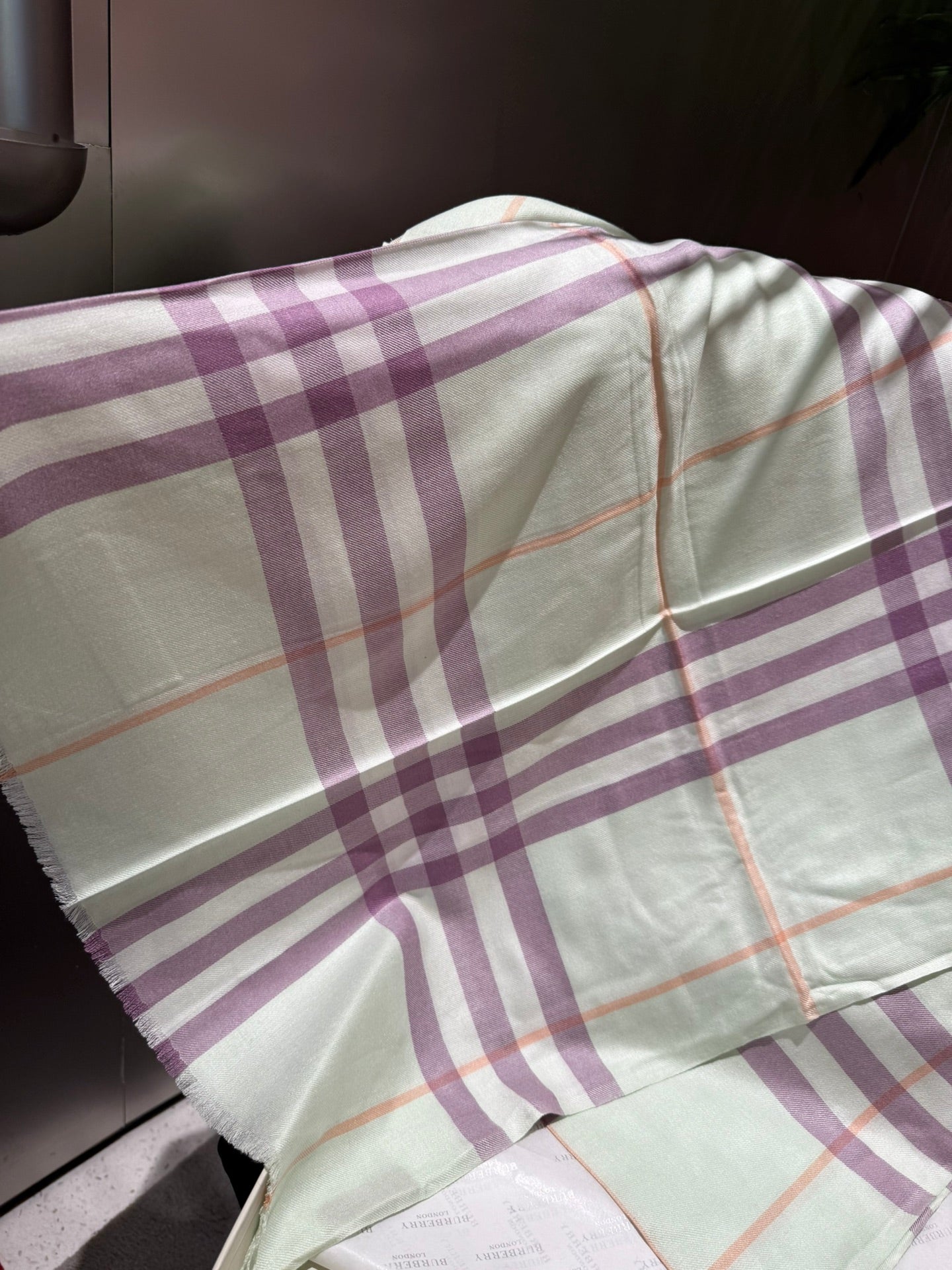 BURBERRY SCARF 200 CM IN COLORFUL CASHMERE 408862