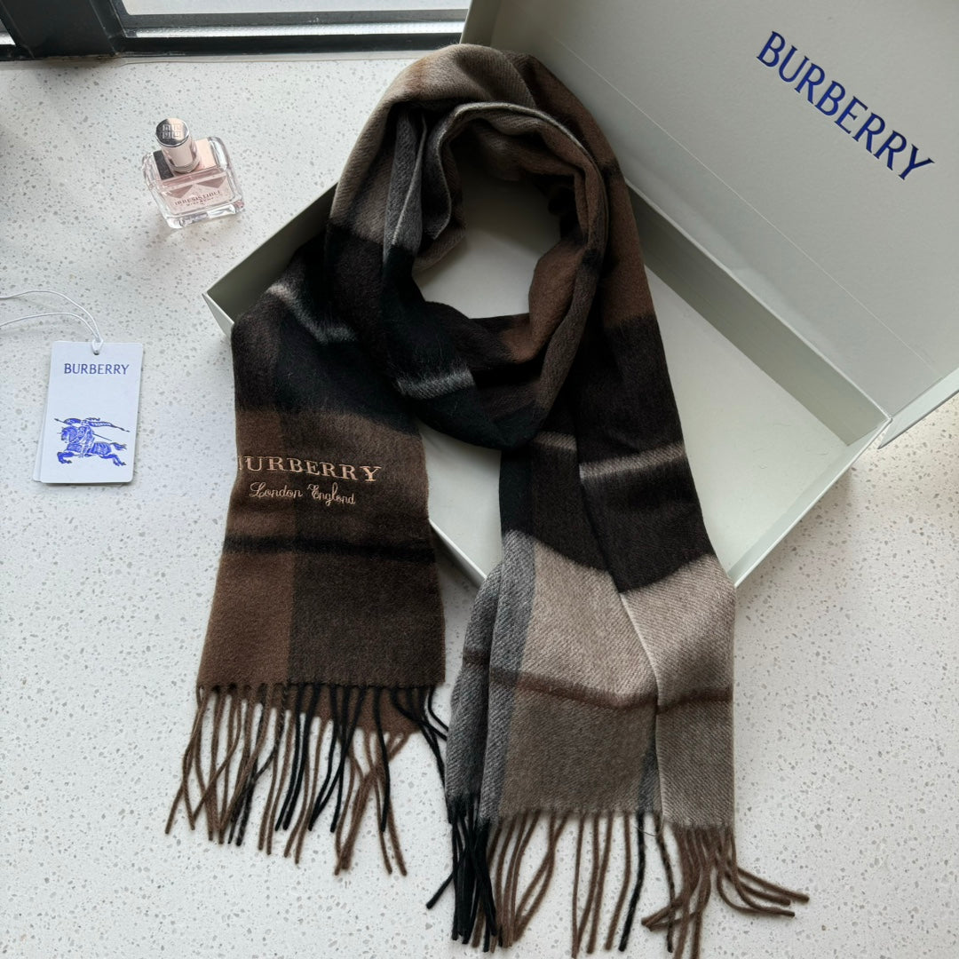BURBERRY BBR SCARF 180 CM IN CASHMERE 489893