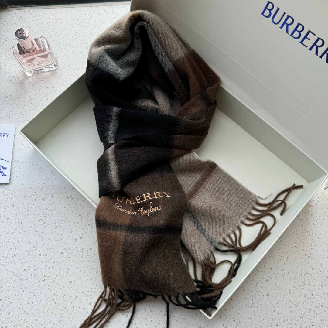 BURBERRY BBR SCARF 180 CM IN CASHMERE 489893