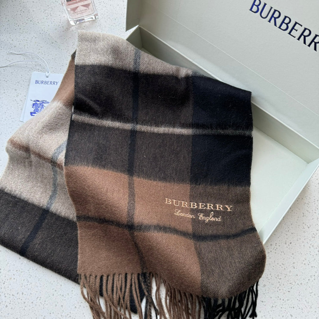 BURBERRY BBR SCARF 180 CM IN CASHMERE 489893