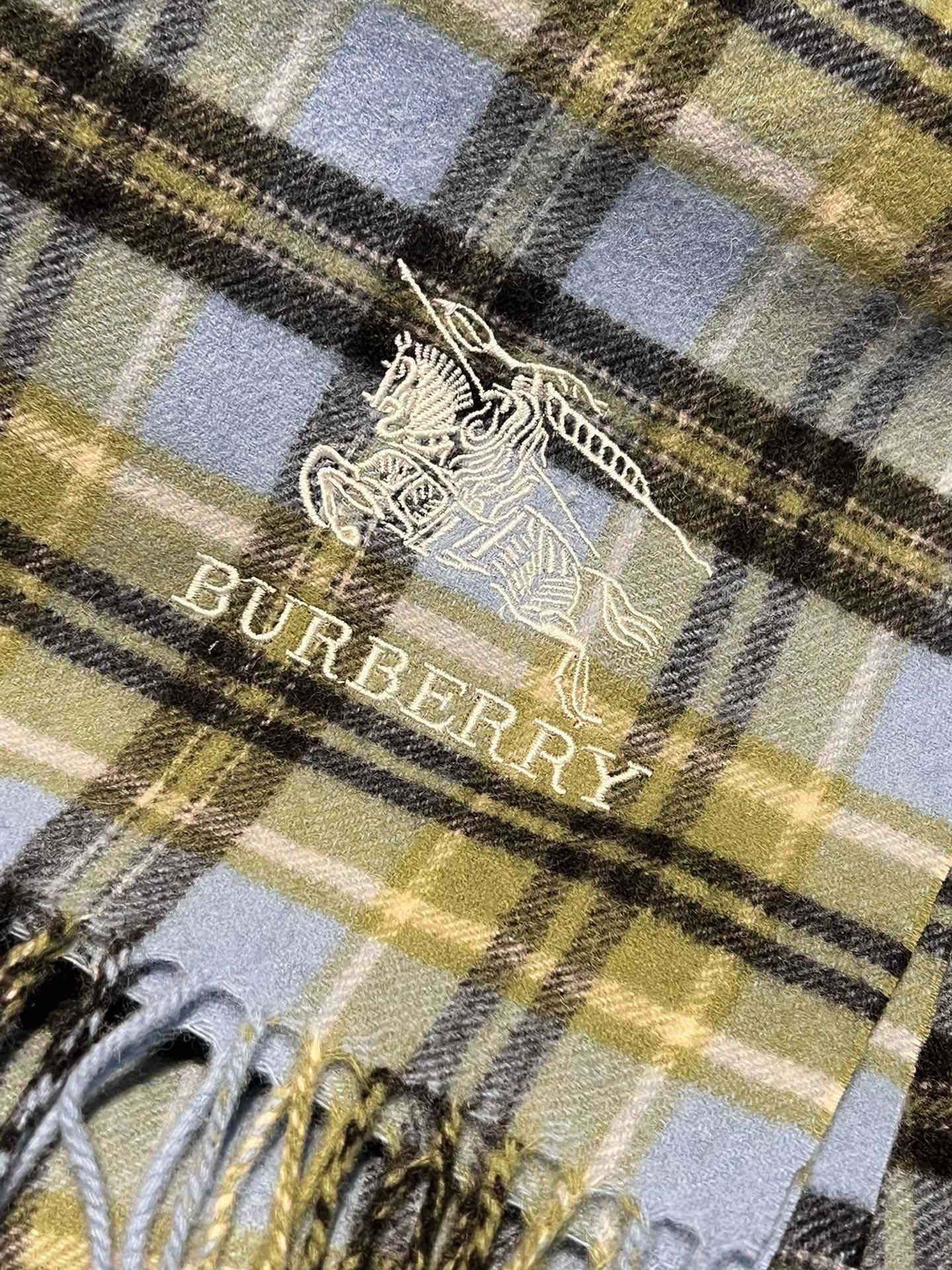 BURBERRY BBR SCARF 190 CM IN CASHMERE 486482