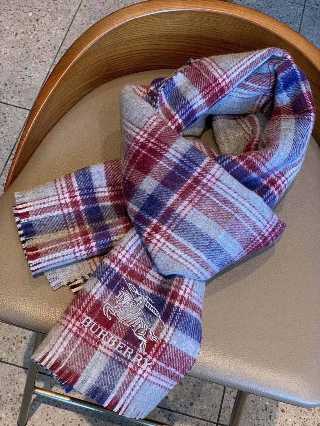 BURBERRY BBR SCARF IN CASHMERE 488226