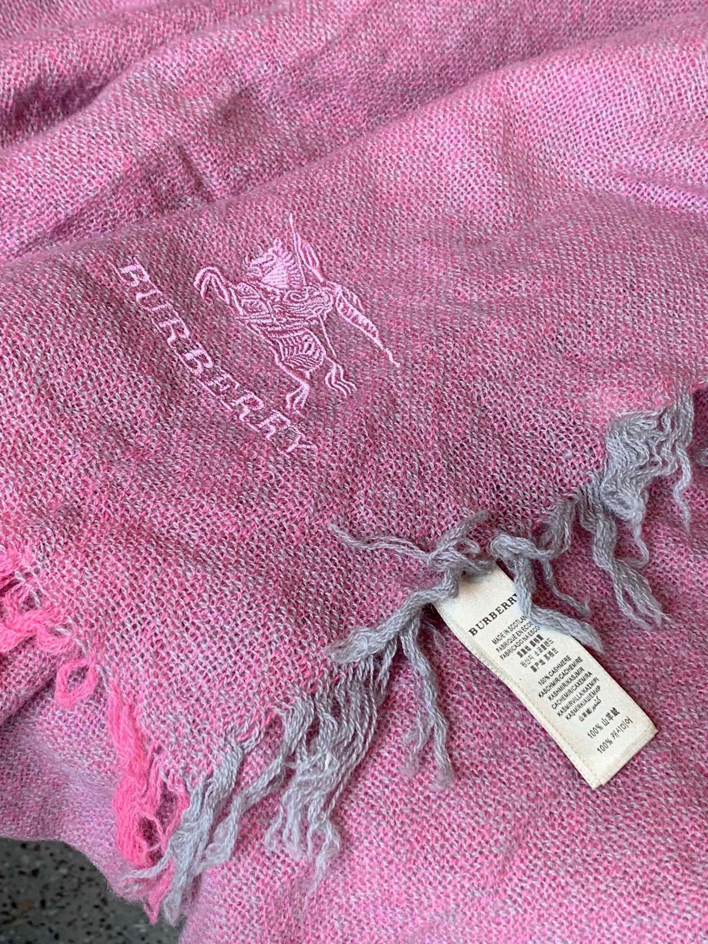 BURBERRY BBR SCARF 220 CM IN CASHMERE 488266