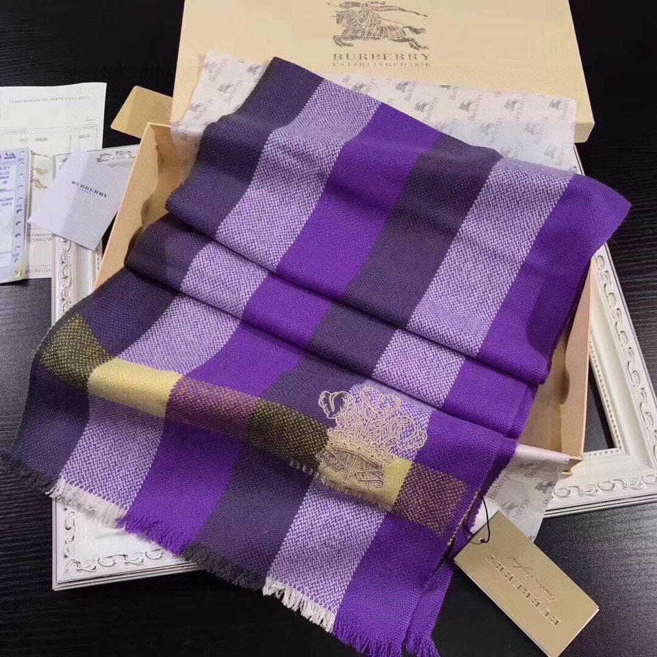 BURBERRY BBR SCARF 180 CM IN CASHMERE 488981