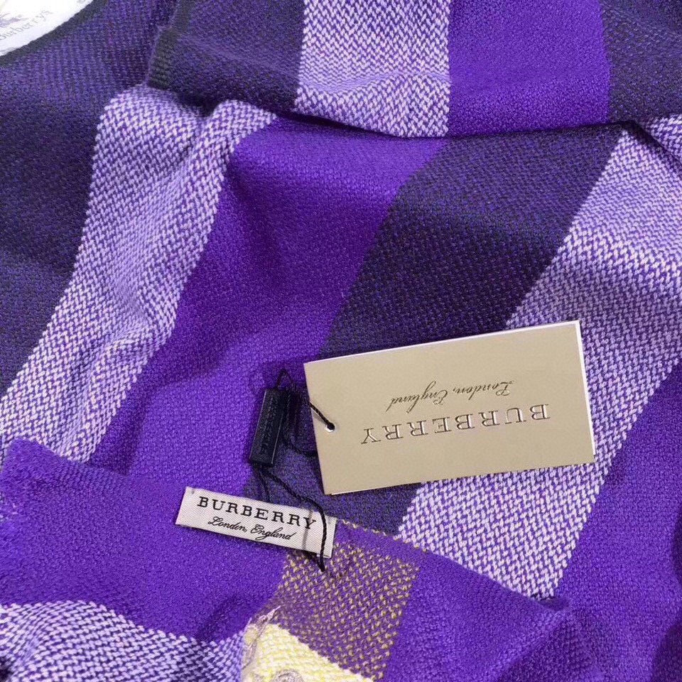 BURBERRY BBR SCARF 180 CM IN CASHMERE 488981