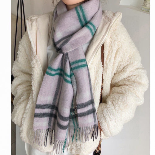 BURBERRY BBR SCARF 190 CM IN CASHMERE 490769