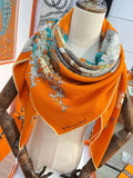 HERMES HERMES 25S SCARF 140 IN SILK 724764