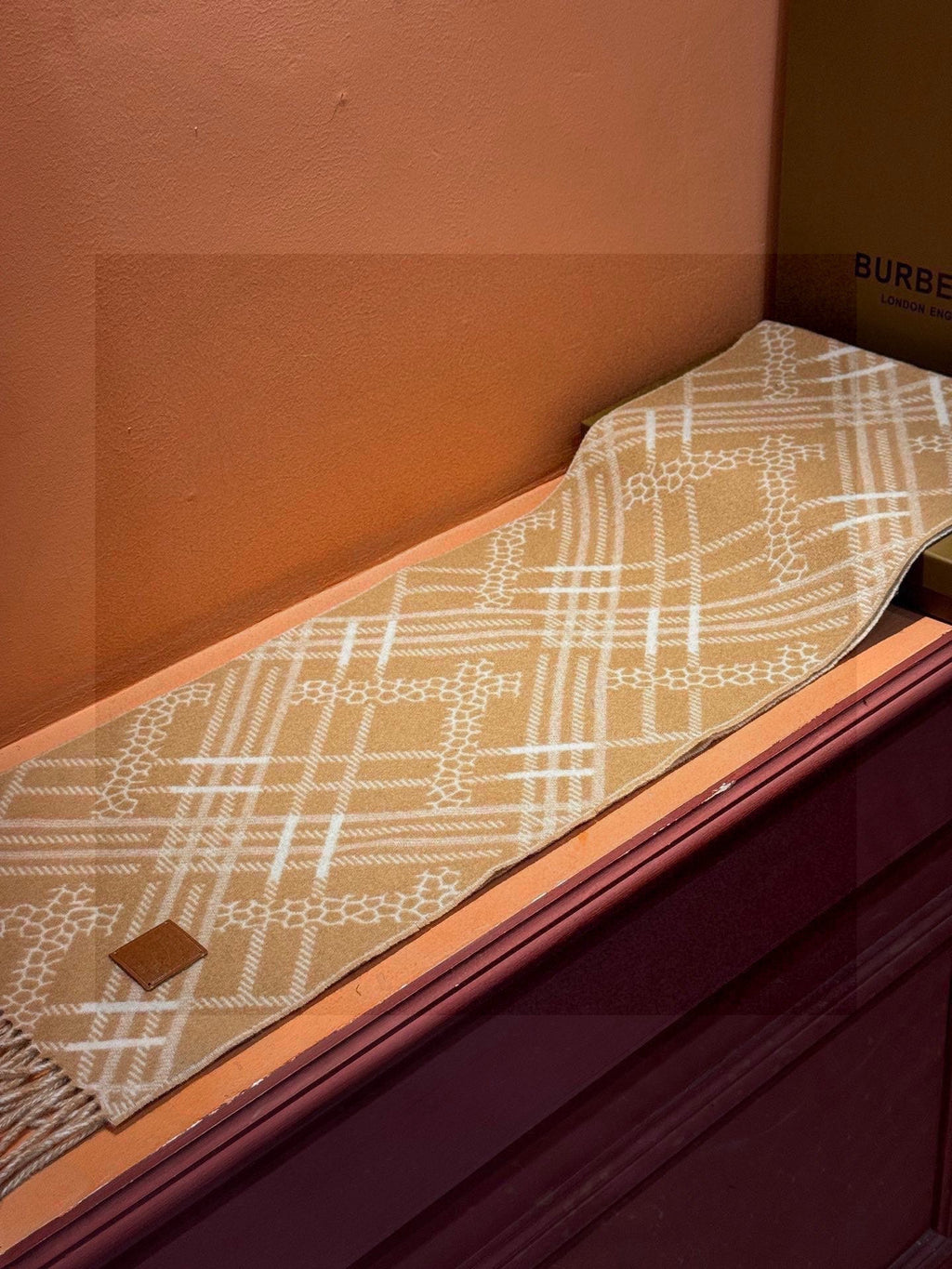 BURBERRY BBR SCARF 168 CM IN CASHMERE 730561