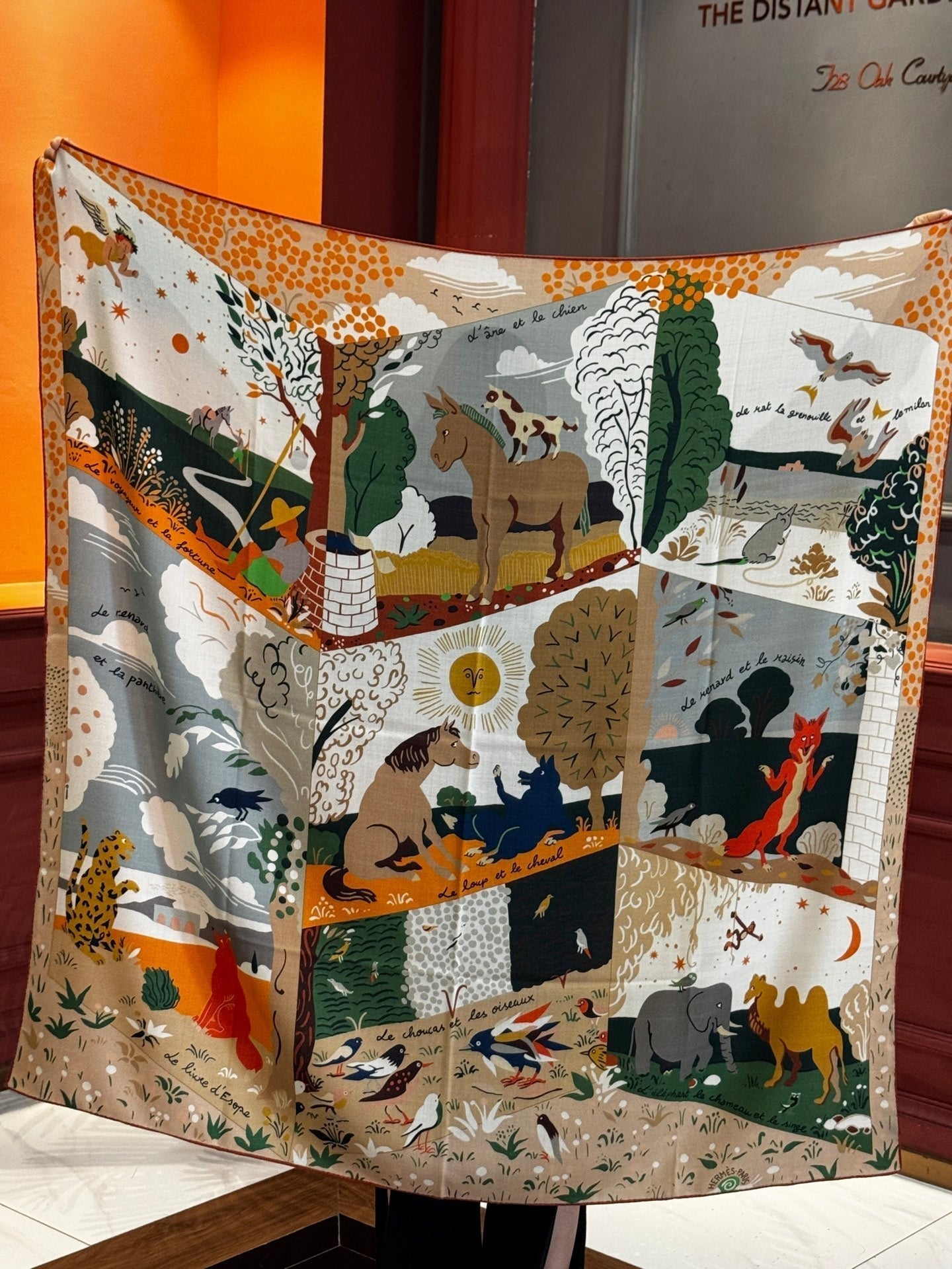 HERMES HERMES 25S SCARF 140 IN SILK 733915