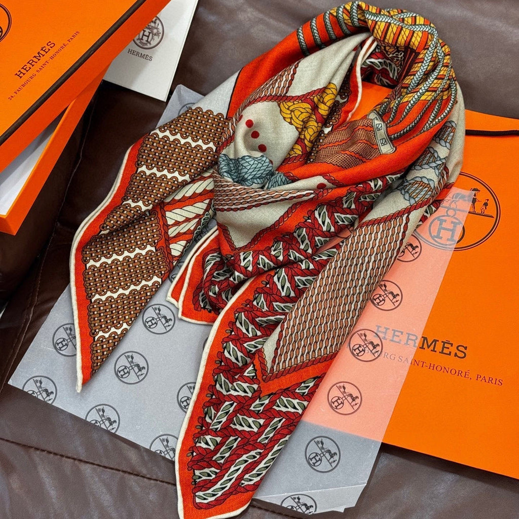 HERMES HERMES 25S SCARF 140 IN SILK 854806