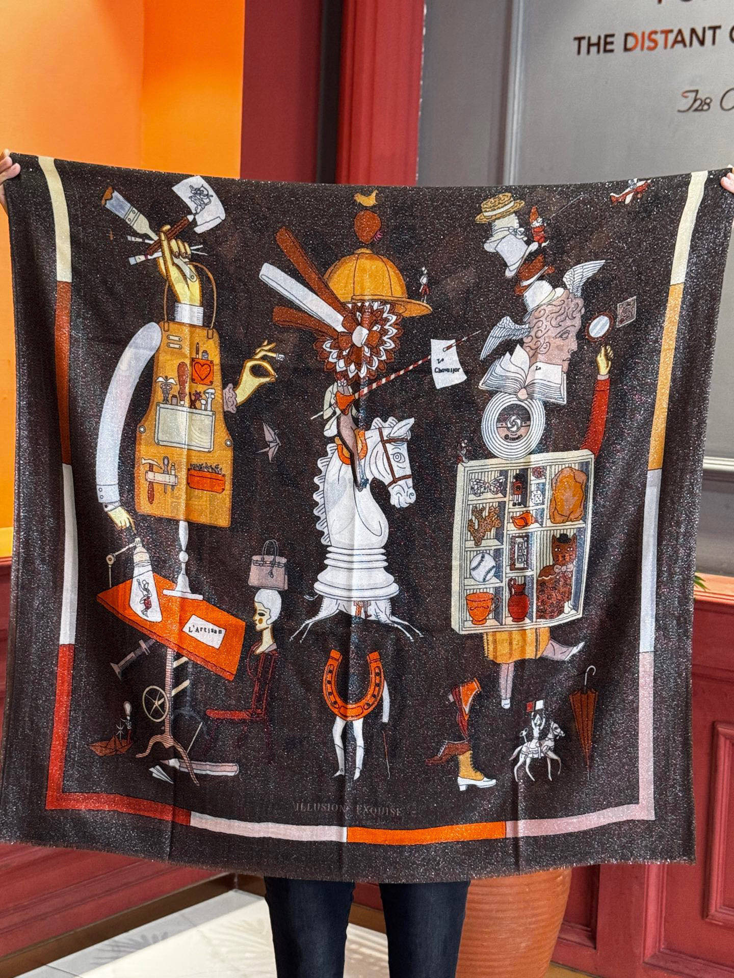 HERMES HERMES 25S SCARF 200 IN SILK 856441
