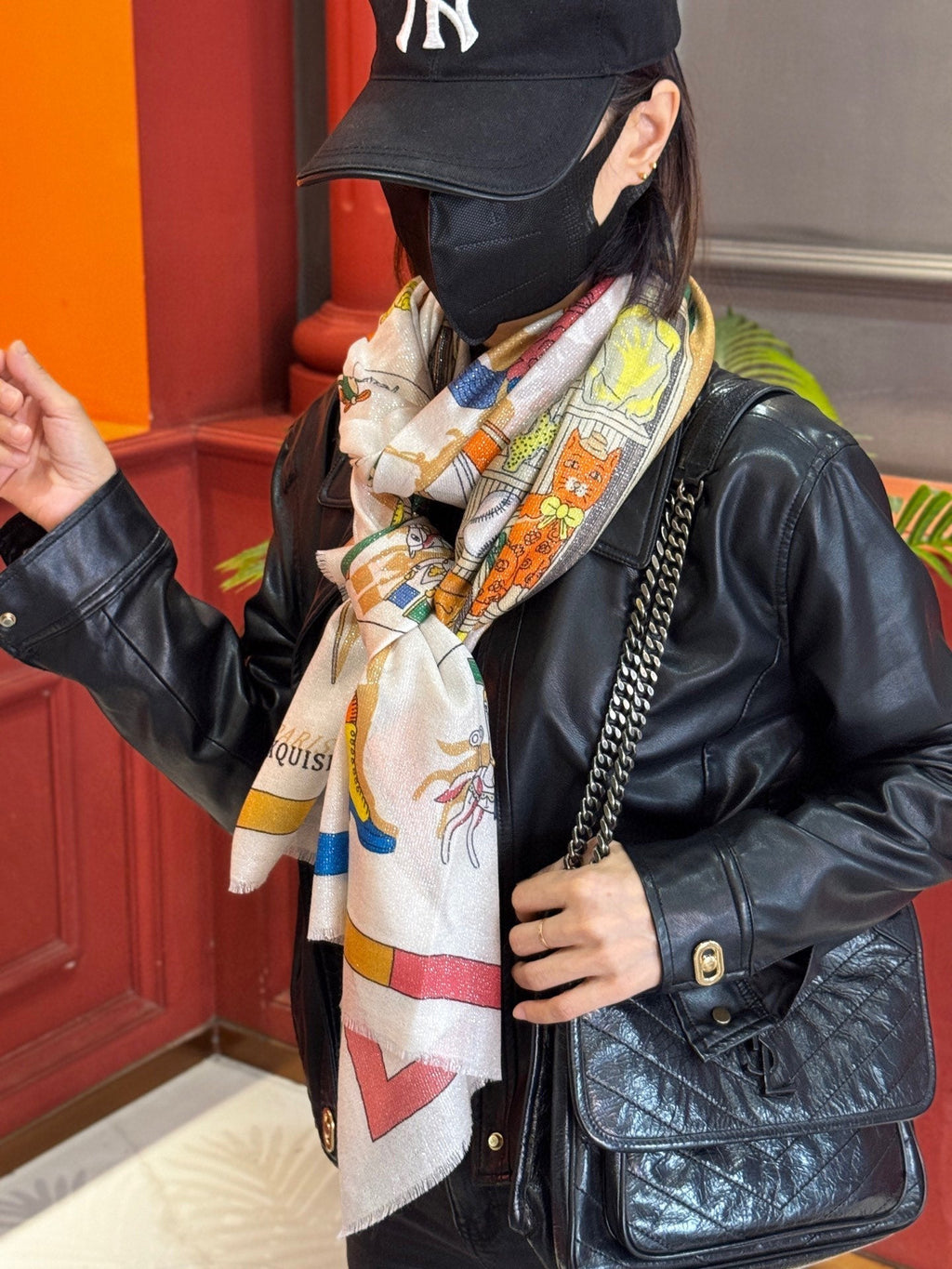 HERMES HERMES 25S SCARF 200 IN SILK 856443