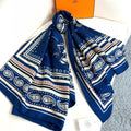 HERMES HERMES 25S SCARF 135 IN CASERE SILK 729040