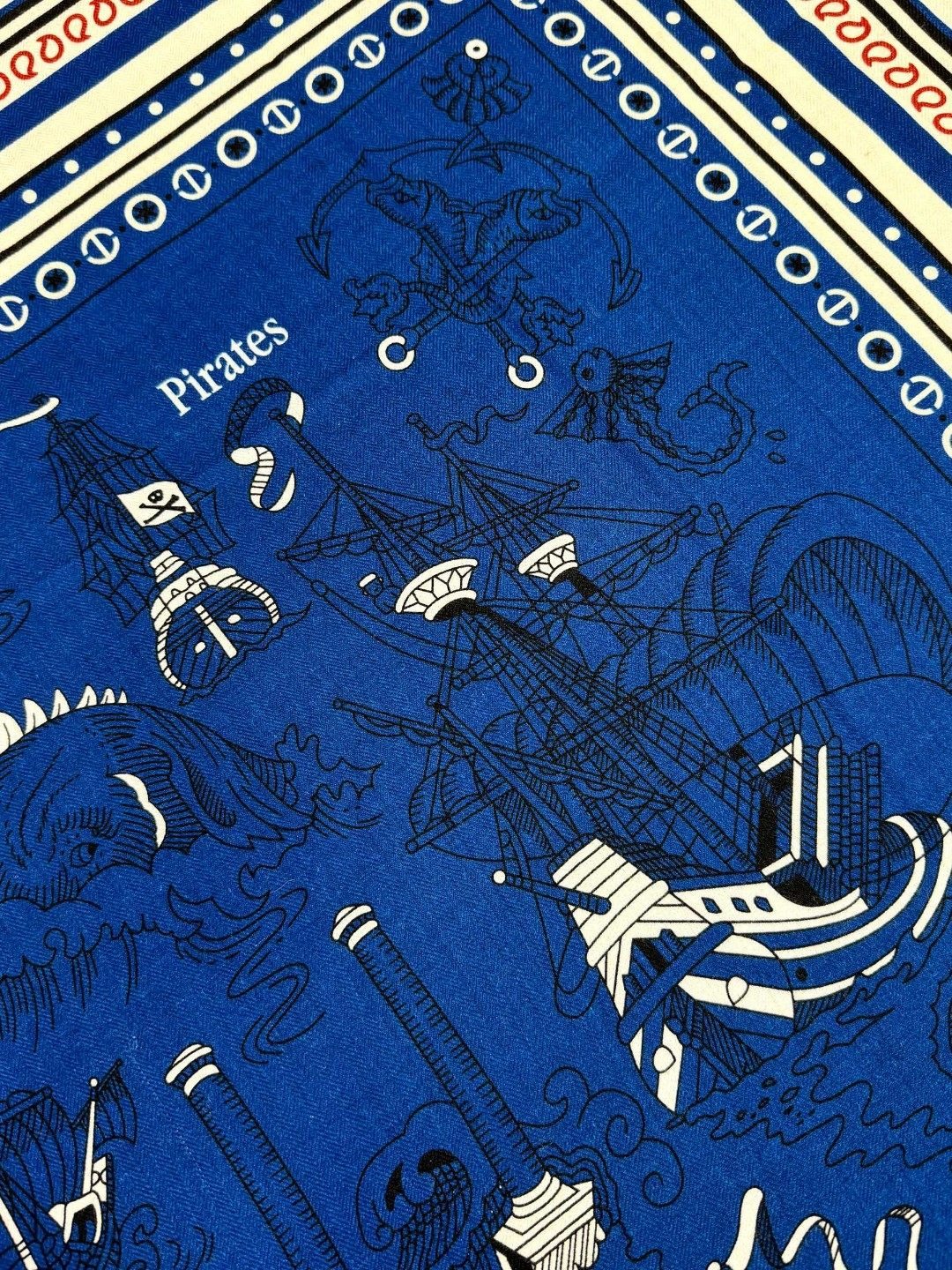 HERMES HERMES 25S SCARF 135 IN CASERE SILK 729040