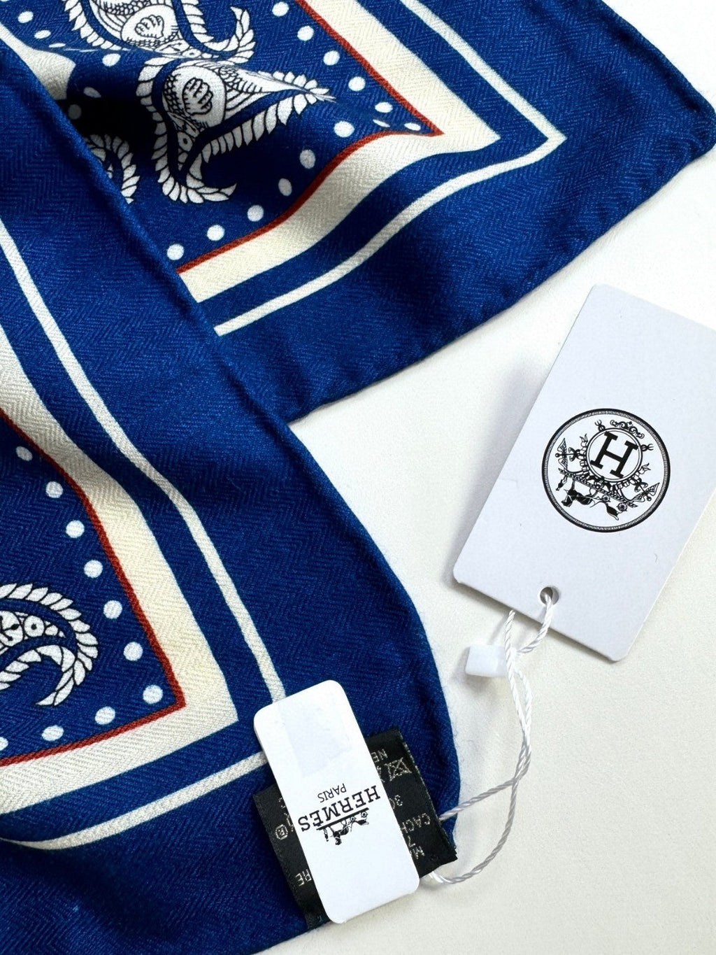HERMES HERMES 25S SCARF 135 IN CASERE SILK 729040