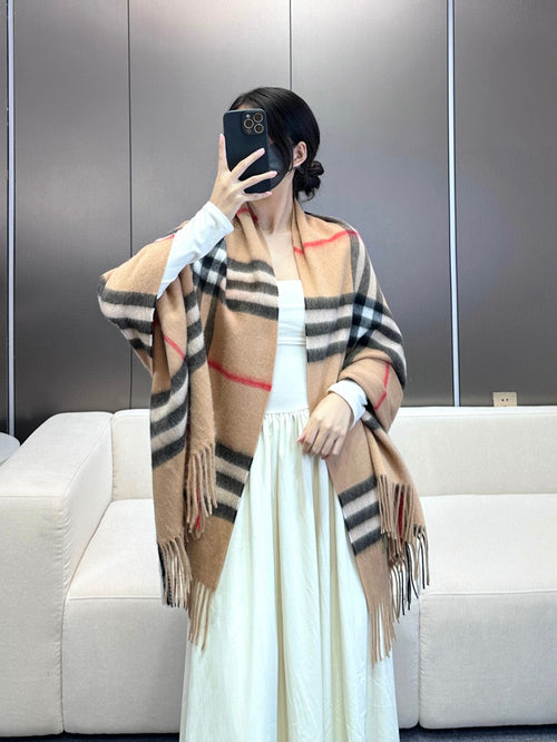 BURBERRY BBR SCARF 200 CM IN CASHMERE 481238