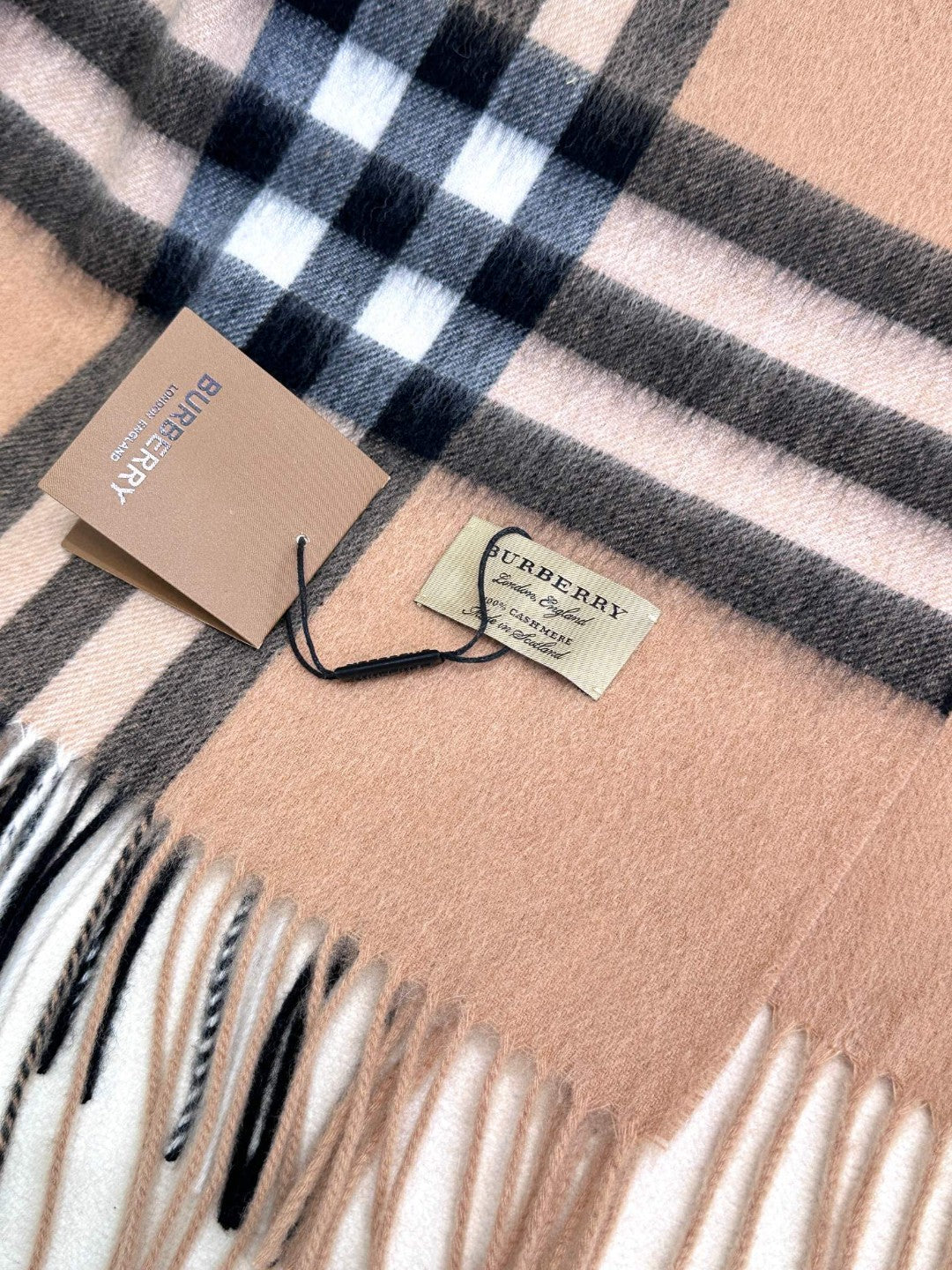 BURBERRY BBR SCARF 200 CM IN CASHMERE 481238