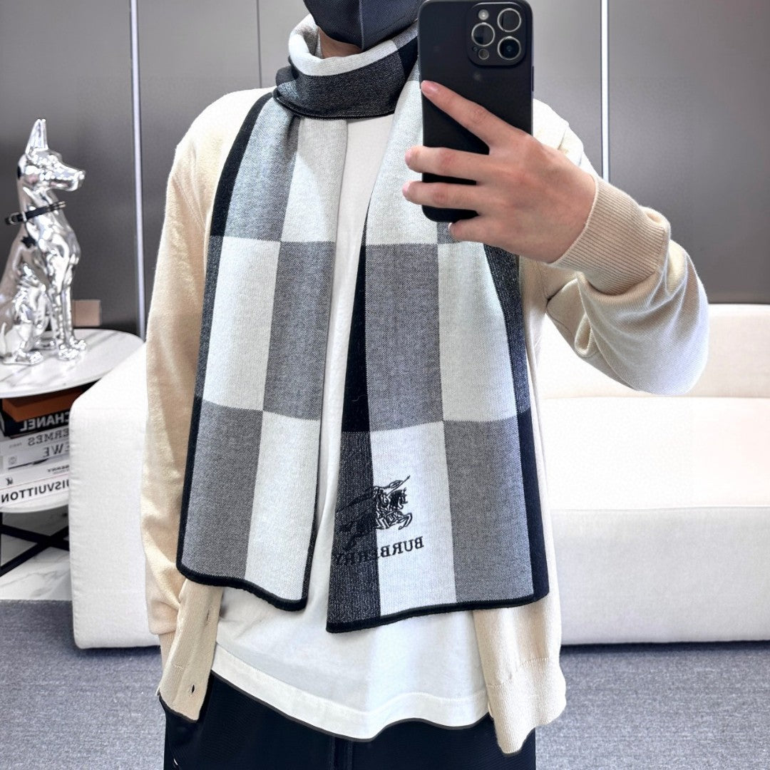 BURBERRY BBR SCARF 180 CM IN CASHMERE 531594