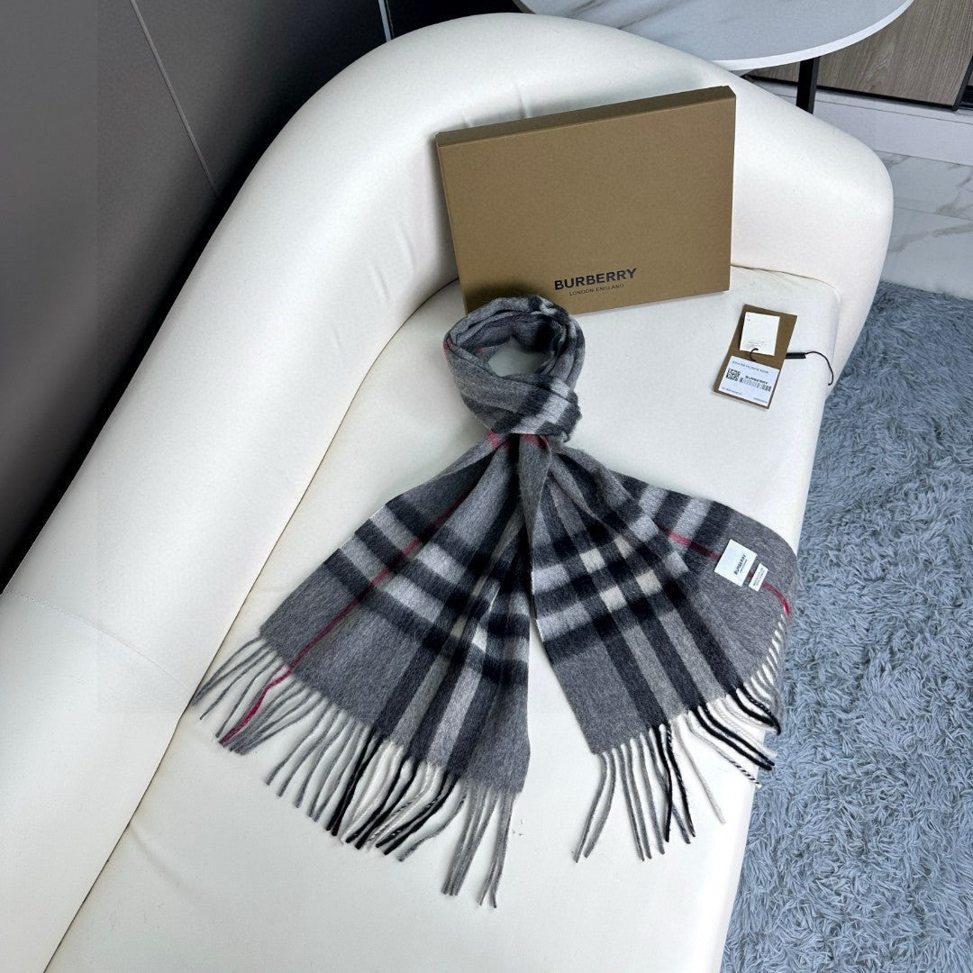 BURBERRY BBR SCARF 180 CM IN CASHMERE 543351