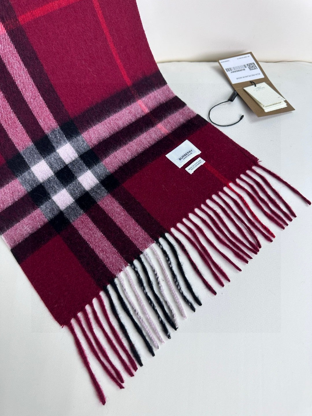 BURBERRY BBR SCARF 180 CM IN CASHMERE 543353