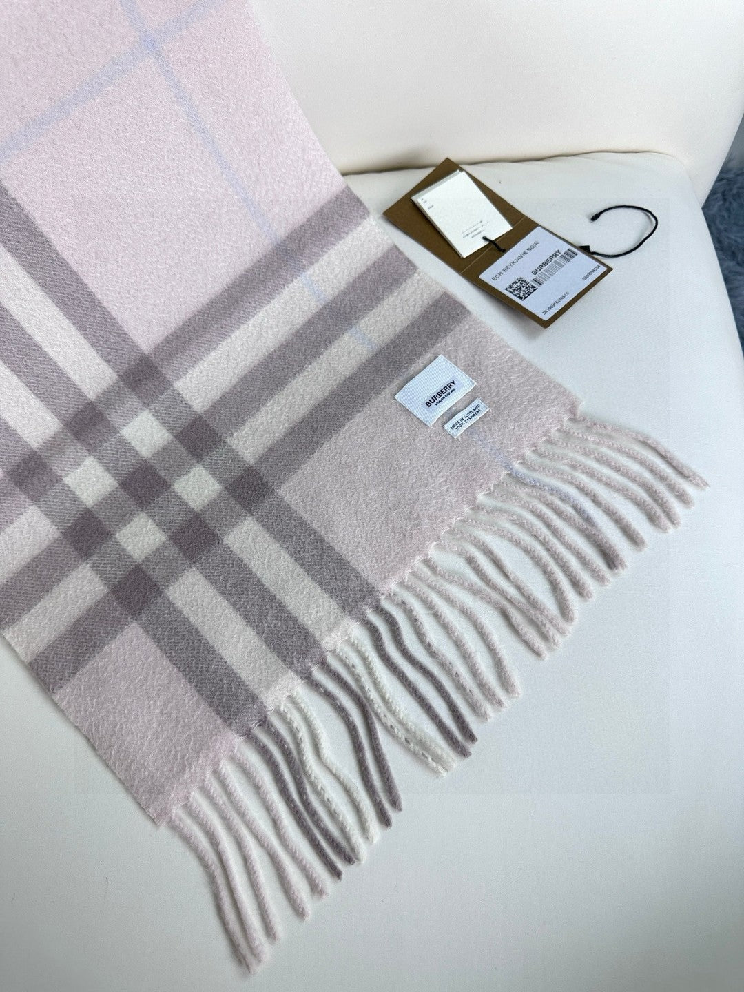 BURBERRY BBR SCARF 180 CM IN CASHMERE 543354