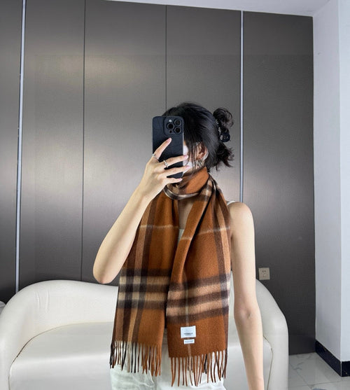 BURBERRY BBR SCARF 180 CM IN CASHMERE 543355