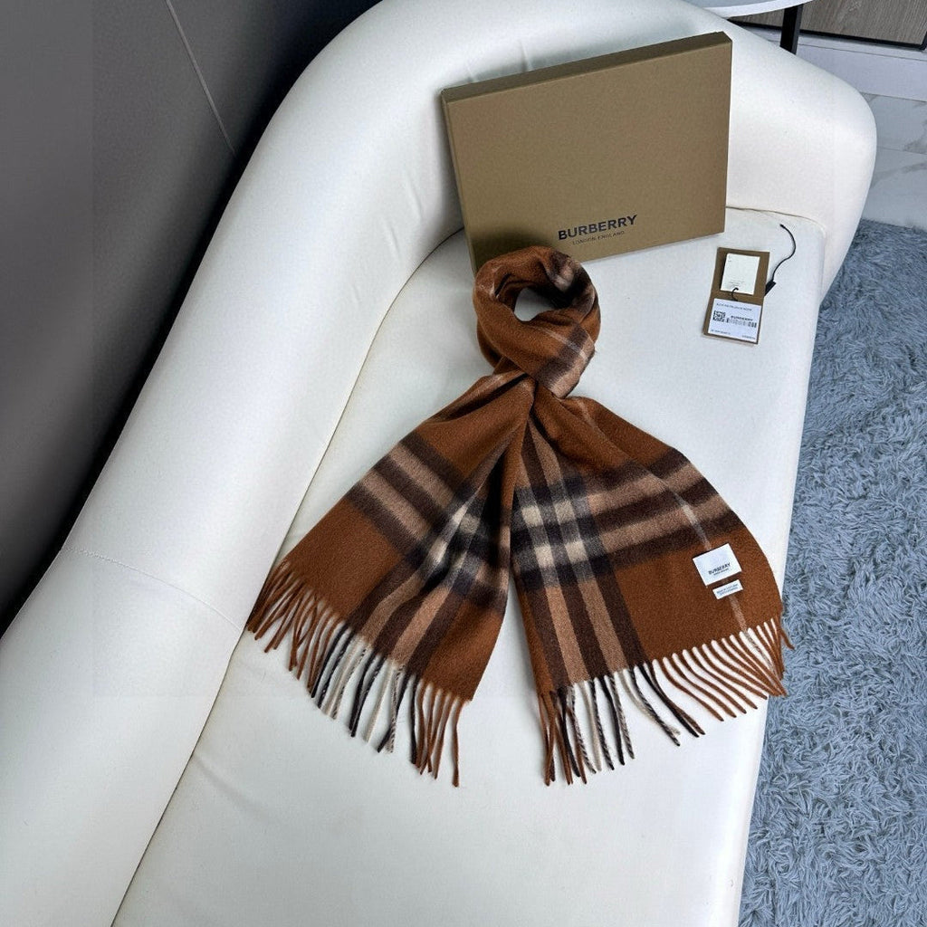 BURBERRY BBR SCARF 180 CM IN CASHMERE 543355