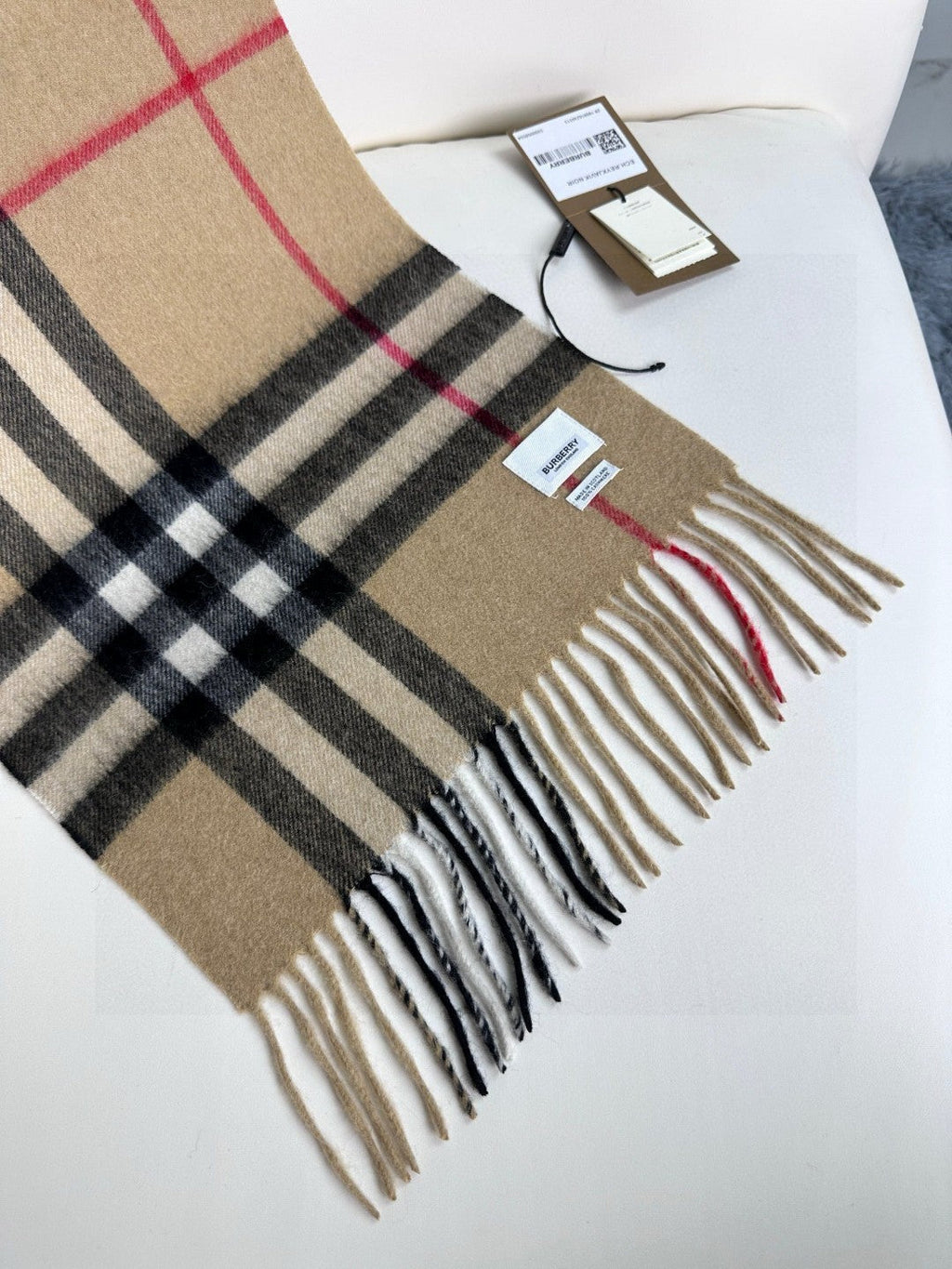 BURBERRY BBR SCARF 180 CM IN CASHMERE 543356