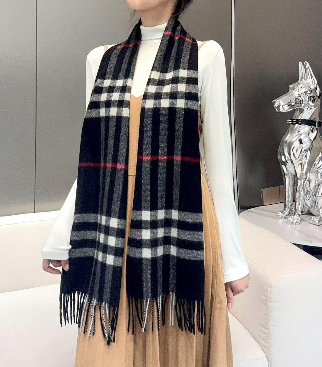 BURBERRY BBR SCARF 180 CM IN CASHMERE 543358